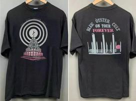 Blue Oyster Cult On Tour Band Black 2 Side Vtg T-shirt Unisex S-3XL S