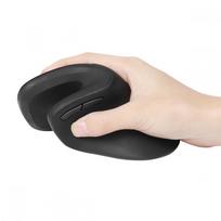 Wireless Vertical Mouse, 2.4GHz, Ergonomic Design, Three-Stage DPI Adjustment, Type-C Rechargeable, U-Shaped, ForwardBack Buttons, USB Receiver