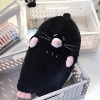 Cute Mole Pencil Case Plush Stationery Case Portable Stationery Storage Bag  Middle School Student Style 1