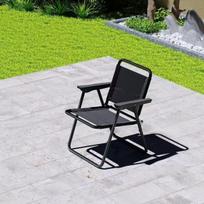 Kermit Double Tube Outdoor Folding Camping Chair with Backrest - Lazy Person Chair for Balcony or Fishing Lounger