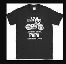I'm a Biker Papa But Much Cooler T-shirt size S-5XL XL