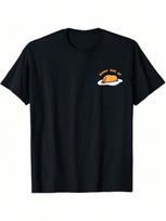 Gudetamas The Lazy Egg Sunny Side Up Tee Shirt T-Shirt S įvairiaspalvis