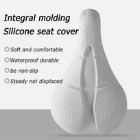 Comfortable Bicycle Saddle Cover Silicone Bike Seat Cushion U-light Soft Waterproof Non-slip Breathable 28*17mm Bike Accessories