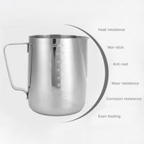 1000ml Milk Frothing Pitcher Stainless Steel Frothing Cup Coffee Cup  Coffee Latte Craft