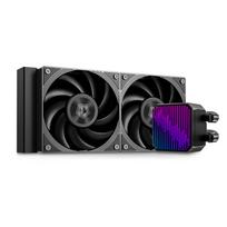 ID-COOLING DX240 MAX Liquid CPU Cooler, 240mm ARGB AIO Cooler, 38mm Thick Radiator, Two 120mm High-Efficiency Fans, Zero RPM Support, Compatible with