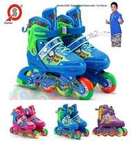 Oushen Adjustable Color-block Children's Flash Roller Skates Adjustable M 35-38