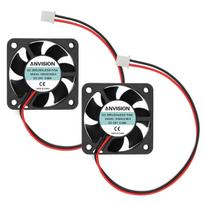 ANVISION 2-Pack DC 24V 40mm x 10mm Brushless Cooling Fans, Dual Ball Bearings