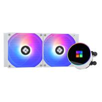 Thermalright Frozen Magic 240 White ARGB V2 CPU AIO Cooler, Dual High-Performance PWM Fans, 1600RPM, Compatible with Intel