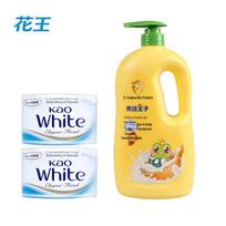 Kao Elegant Floral Soap (2-Pack) & Frog Prince Kids Shower Gel 1.1L Bundle