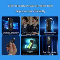 aigo E298 Mini Ear-Hook Public Network Walkie-Talkie (CN version)