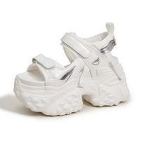Muffin platform summer sandals women's trendy new Korean version of versatile sports casual shoes fashion wear beach shoes 34 balta