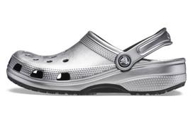 Crocs Latex Clogs Unisex Silver 205831-0P1 45-46