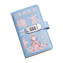 Lucky Letter Saving Money Binder PU Leather Planner Organizer Budget Binder with Lock  50 Sheets