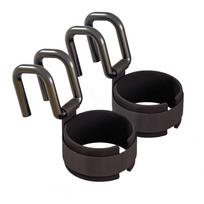 1 Pair Pull-up Weight Lifting Grip Hook Non-Slip Steel Hook Grips Strap  Fitness