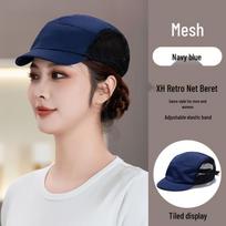 Unisex Breathable Oil & Smoke Resistant Berets for Waitstaff, Catering, Milk Tea Shops, and Kitchens Adjustable