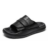 2026 Men's Non-Slip Velcro Slide Sandals with Thick Sole for Casual Outdoor Beachwear 40