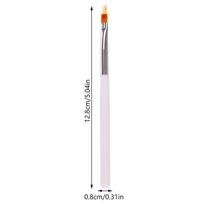 Nail Art Brush Pen Jagged Drawing Painting Brush DIY Manicure Nail Design Professional Salon Art Tool