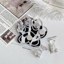 Cat Paw Magnetic Nail Tip Holder Manicure Practice Display Stand Press On Nail Training Showing Shelf Rack