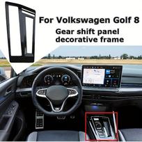 Applicable for VOLKSWAGEN Golf 8 Carbon Fiber Center Console Gear Shift Inner Frame Panel Decorative Sticker Interior Modificati S