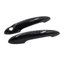 For BMW MINI Cooper S R50 R52 R53 R55 R56 R57 R58 R59 R61 Gloss Black Or Carbon Fiber Car Door Handle Cover Auto Parts left