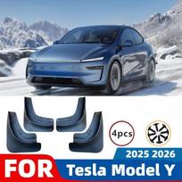 Soft TPE Mud Flap For Tesla Model Y Juniper 2025 2026 Car Front Rear Wheel Original Design Fender MudGuards External Accessories