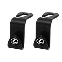 2Pcs ABS Car Styling Seat Back Hooks Accessories For Lexus F SPORT ES RX NX LS UX LM LX GX LC RZ IS CT GS RC HS SC TX LBX IS300