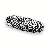 Leopard Print Hard Eyeglass Case, Protective Rigid Sunglasses Holder for Women, Fashion Travel Glasses Box,Fashion Glasses Case balta