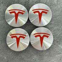 4PCS/Set 56MM GR Sport Emblem Wheel Center Hub Cap Car Rims Cover Hubcaps  For Tesla Model 3 Y X S