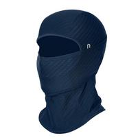 Fashion Quick Dry Balaclava Face Mask with Glasses Hole Breathable Motorcycle Mask Sun Protection Ice Silk Full Face Mask Skiing tamsiai mėlyna spalva