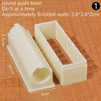 Diy Sushi Maker And Rice Circular Mold Seaweed Cake Plastic Mold Multifunctionele Mould Square Sushi Grinder Making Tool Set