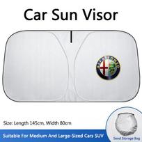 For Alfa Romeo Giulia Stelvio Giulietta 156 159 147 Mito Tonale GT Windshield Sunshade Sunvisor Protector Foldable Blocks UV Ray