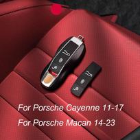 For Porsche Panamera Cayenne Macan Taycan Boxster 718 911 Remote Control Fob Silicone Key Button Replace Car Key Case Rubber Pad