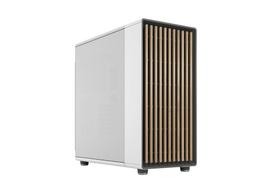 Fractal Design North XL Chalk White Full Tower PC Case with Oak Wood and Mesh Side Panels, E-ATX Motherboard Compatible (FD-C-NOR1X-03 CS8751)