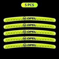 Car Wheel Hub Sticker Creative Tire Rim Reflective Strips For Opel insignia Astra H G J Antara vectra Vivaro corsa c d zafira b