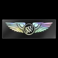 Laser Rainbow Angel Wings Car Fuel Tank Decals For Buick Century Envision Excelle GT Regal Encore royaum Park Avenue Envista GL8
