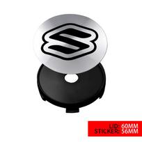 4pcs 60mm Car Badge Wheel Hub Center Caps Covers For Suzuki Grand Vitara SX4 Swift Jimny Baleno Vitara Auto Styling Accessories For Suzuki&4PCS 60mm Caps