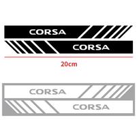 For Opel Opc Astra K Vivaro Corsa Zafira Insignia Mokka Car Rearview Mirror Sticker Emblem Decoration Auto Exterior Accessories Black