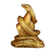 Zodiako gyvatės ornamentas Dervos gyvatės figūrėlė Stalo turto sėkmės gyvatės statulėlė Kinų Naujiesiems metams Namų biuro dekoras C