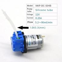 DC 12V 24V Dosing Pump Peristaltic Pumps Dosing Head With Connector Arduino Aquarium Lab Analytic Diy Liquids Motor Tool Blue