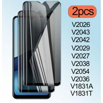 For VIVO V2042 V2043 V2026 Screen Protecto Privacy tempered glass V2027 V2029 V2036 V2038 V1831T V1831A V2054 Anti-Spy tempered Glass V2026