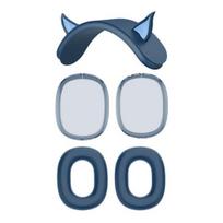 Ausinių pagalvėlių dėklas uždangalas galvos juostos uždangalas 360 laipsnių apsauga smūgiams atsparus lengvai montuojamas ausinių apsauginis uždangalas skirtas AirPods Max