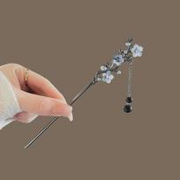 Hot Neo-chinese Style Flower Hairpin Elegant Metal Jewelry Hair Accessory Hair Sticks For Women