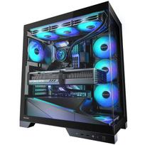 Okinos Aqua 9 ARGB ATX Compatible Pillarless PC Case, Black