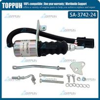 New SA-3742-24 24V Fuel Shut Off Solenoid Valve 3974947 SA-3742-24 for Cummins 5.9L 6BT Engines