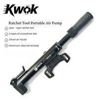 Bicycle Pump Portable Mountain MTB Road Bike Hand Air Pump Tire Inflator Schrader Presta Valve Cycling Pump 80PSI Lightweight