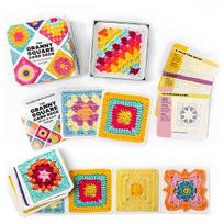 1 Set Granny Square Card Deck DIY Crochet Pattern Card Handmade Knitting Square Pattern Beginner Crocheting Accessories Enthusiasts Gift 1 Set
