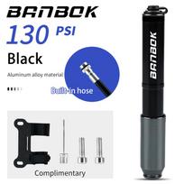 BANBOK Mini Bike Pump Aluminum Alloy Portable Bicycle Hand Air Pump Tire Inflator Schrader Presta Valve MTB Road Cycling Pump