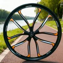 24/26/27,5 colio dviračio aliuminio magnio lydinio ratas Padangos plotis 175/195/2.125 Greičių keitimo galinis ratas Diskinis stabdys front wheel