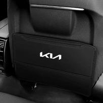 Aukštos kokybės automobilio sėdynės atlošo apsauga Odinė apdaila Kia Ceed Sportage Picanto Cerato Seltos Soul Rio 3 4 5 2021 2020 GT juoda