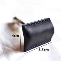1PC Leather Double-Edge Safety Razor Head Cover - Protective Case (No Razor Included)